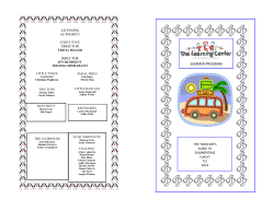 summer program - The Learning Center of Hopkinton