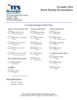 November - ITS Georgia