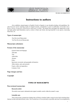 Instructions to authors