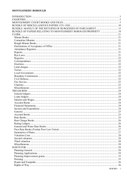 Montgomery - Powys County Council