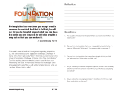 he will not let you be tempted beyond wha