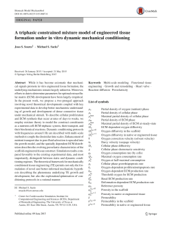 A triphasic constrained mixture model of engineered tissue