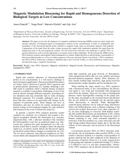 Magnetic Modulation Biosensing for Rapid and Homogeneous