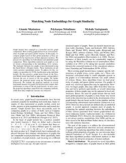 Matching Node Embeddings for Graph Similarity