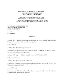 lowell national historical park