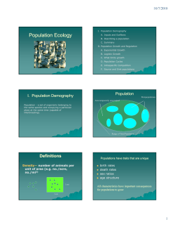 Population Ecology