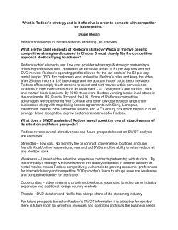 What is Redbox`s strategy and is it effective in order to compete with