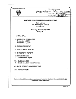Packet - Santa Fe Public Library