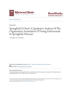 Springfield Or Bust? A Qualitative Analysis Of The