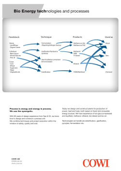 Bio Energy technologies and processes