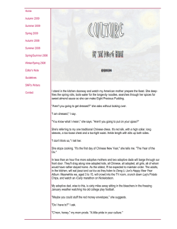 Culture, a Short Story by Tai Dong Huai