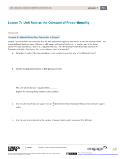 Lesson 7: Unit Rate as the Constant of Proportionality