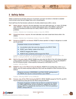 Section 5 Safety Rules