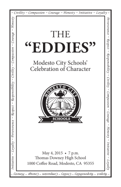 Program (1) - Modesto Bee
