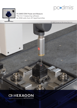 PC-DMIS EDM Preset and Measure The 2-in