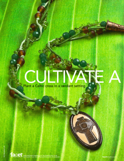 Plant a Celtic cross in a verdant setting