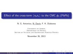 Effect of the cross-term 〈nbnc〉 to the CMC f2 (PbPb)