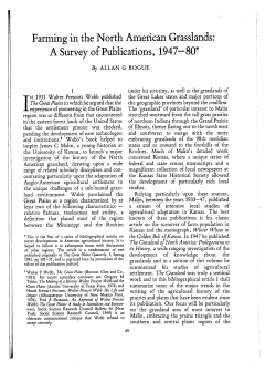 Farming in the North American Grasslands