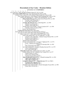 Descendants of Jay Cooke - the jay cooke family website