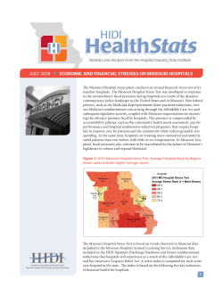July 2014 - Economic Finance - Missouri Hospital Association