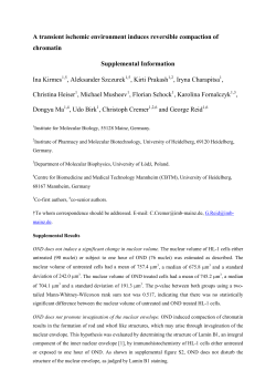 A transient ischemic environment induces reversible