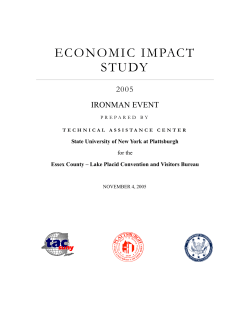 2005 Economic Impact of Ironman