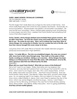 Jimmy Borges The Ballad Continues