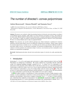 The number of directed k-convex polyominoes