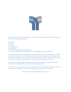 This flexible job will entail the candidate to work in the industry