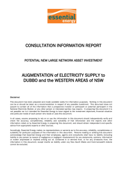 Consultation Information Report