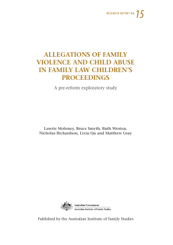as printable  - Australian Institute of Family