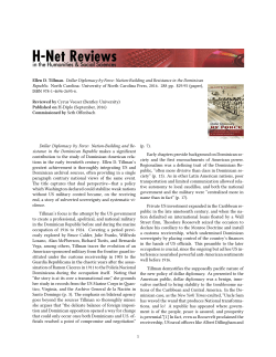 Untitled [Cyrus Veeser on Dollar Diplomacy by Force: Nation - H-Net