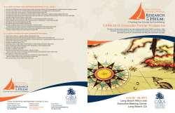 CARA 2012 Corporate Partner Prospectus