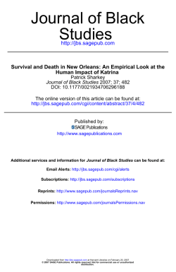 Studies Journal of Black
