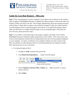 Guide for Loss Run Request &ndash; Phly.com