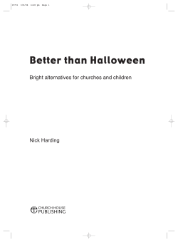 Better than Halloween - Church House Publishing