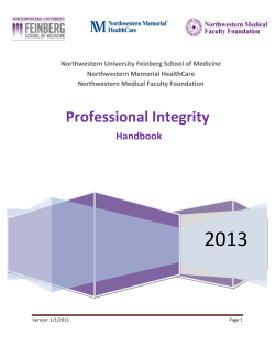Professional Integrity and Conflict of Interest