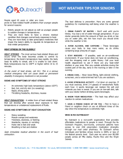 hot weather tips for seniors