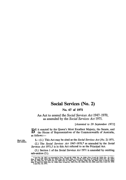 Social Services (No. 2)