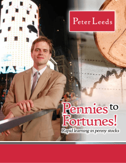 Pennies To Fortunes!