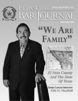 El Paso County And The State Of Texas