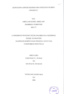 Thesis
