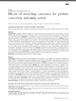 43 - Effects of stretching exercises for posture correction systematic