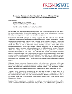 Comparing Biomechanical and Metabolic Demands
