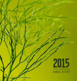 AnnuAl RepoRt - The Office of Hawaiian Affairs