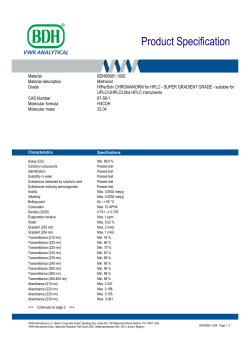 Product Specification