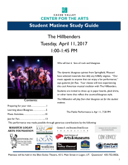 Study Guide - Cache Valley Center for the Arts
