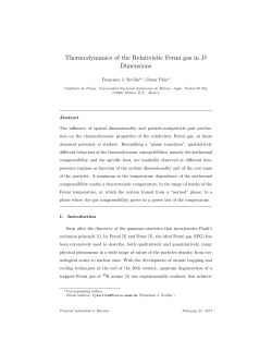 Thermodynamics of the Relativistic Fermi gas in D Dimensions