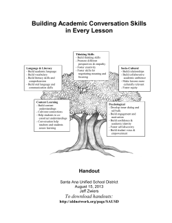 Building Academic Conversation Skills in Every Lesson