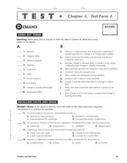 Chapter and Unit Tests